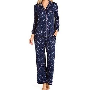 Kate Spade New York long sleeve Pajama pants Set.  Small Lips-Size 2X